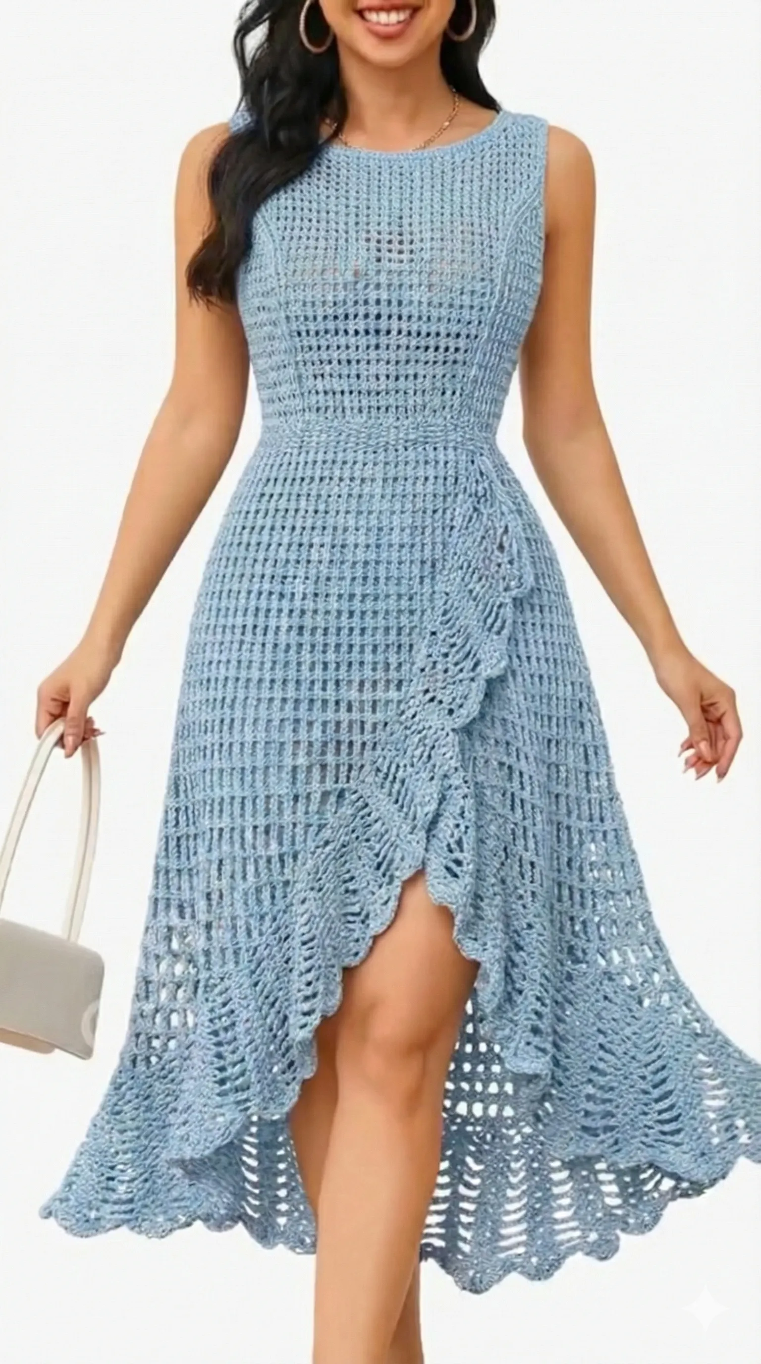 Vestido de crochê