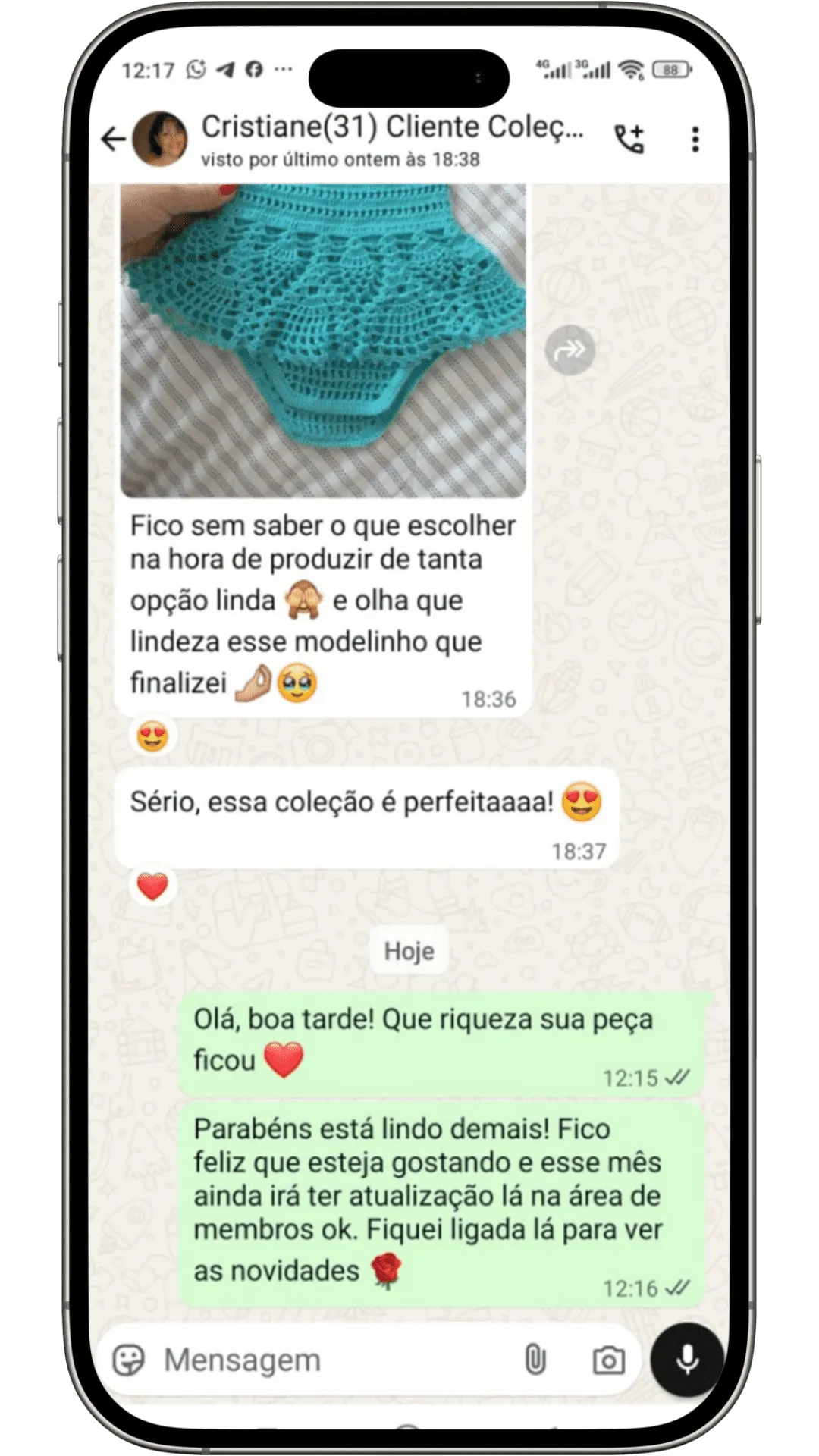 Depoimento cliente