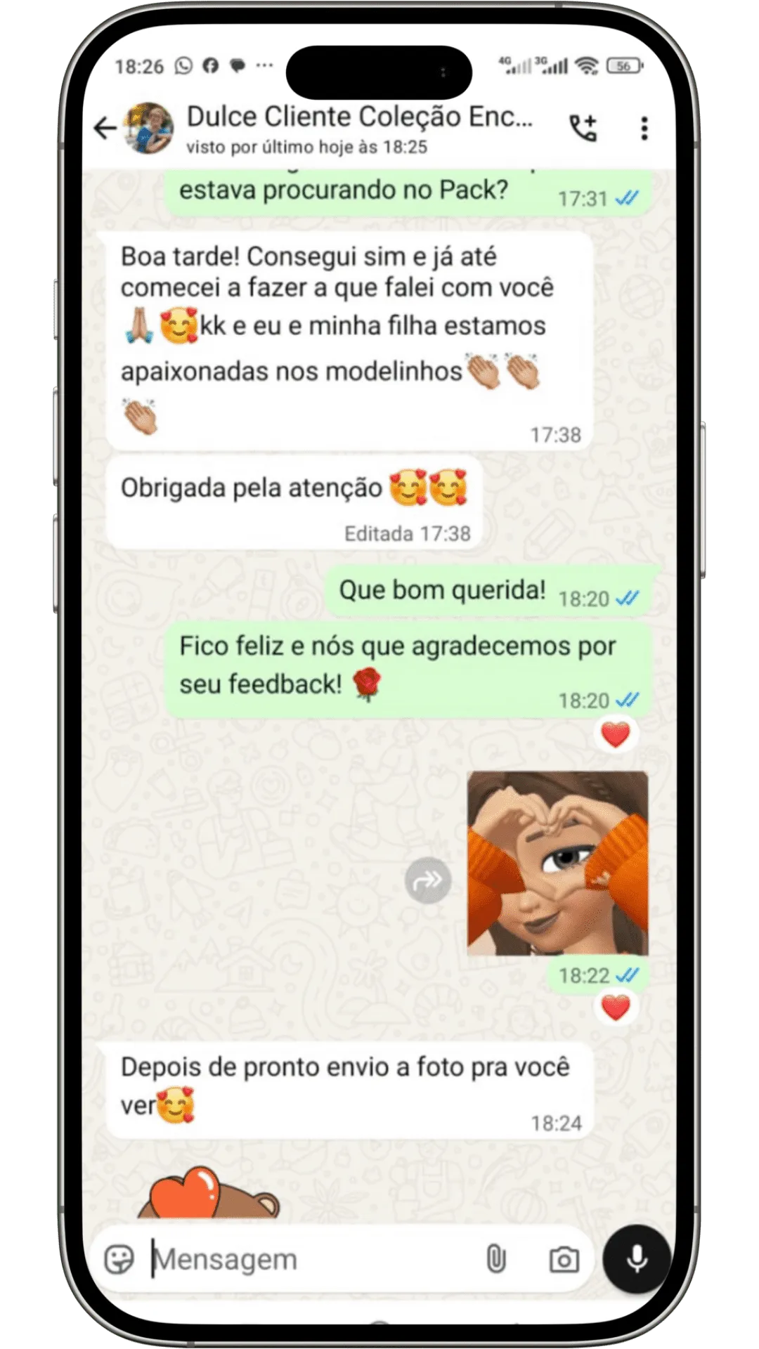 Depoimento cliente